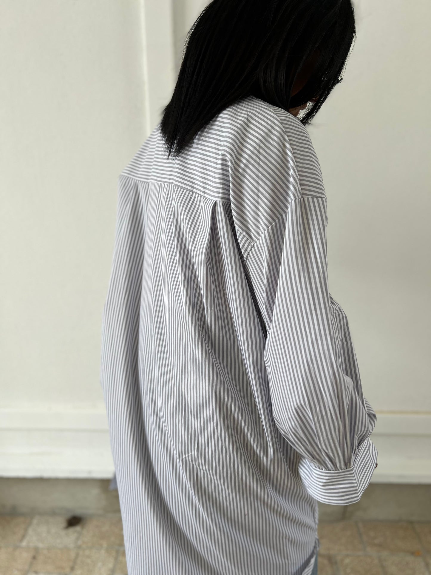 Robe VICKI / Grey Stripes