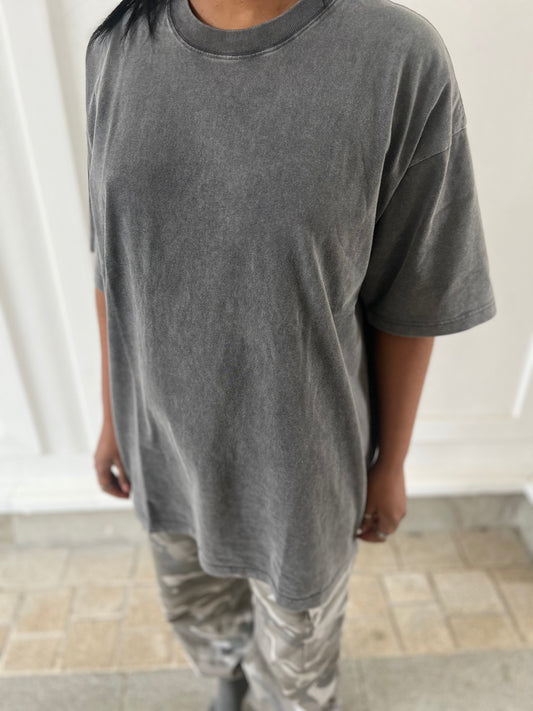 T-Shirt FADED / Light Grey - PREMIUM